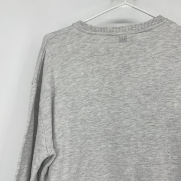 Ami Paris Alexandre Mattiusi Smiley patch crewneck pullover medium Heather grey - Picture 13 of 16